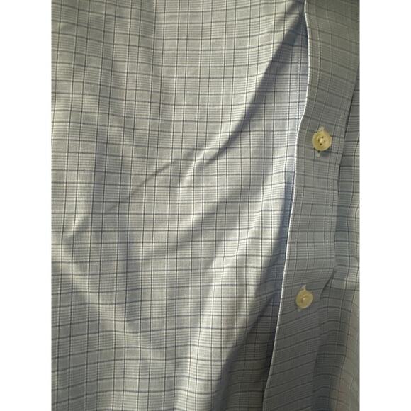 Men’s Size L 15.5 35 Brooks Brothers Button Up Blue Shirt - Picture 3 of 7
